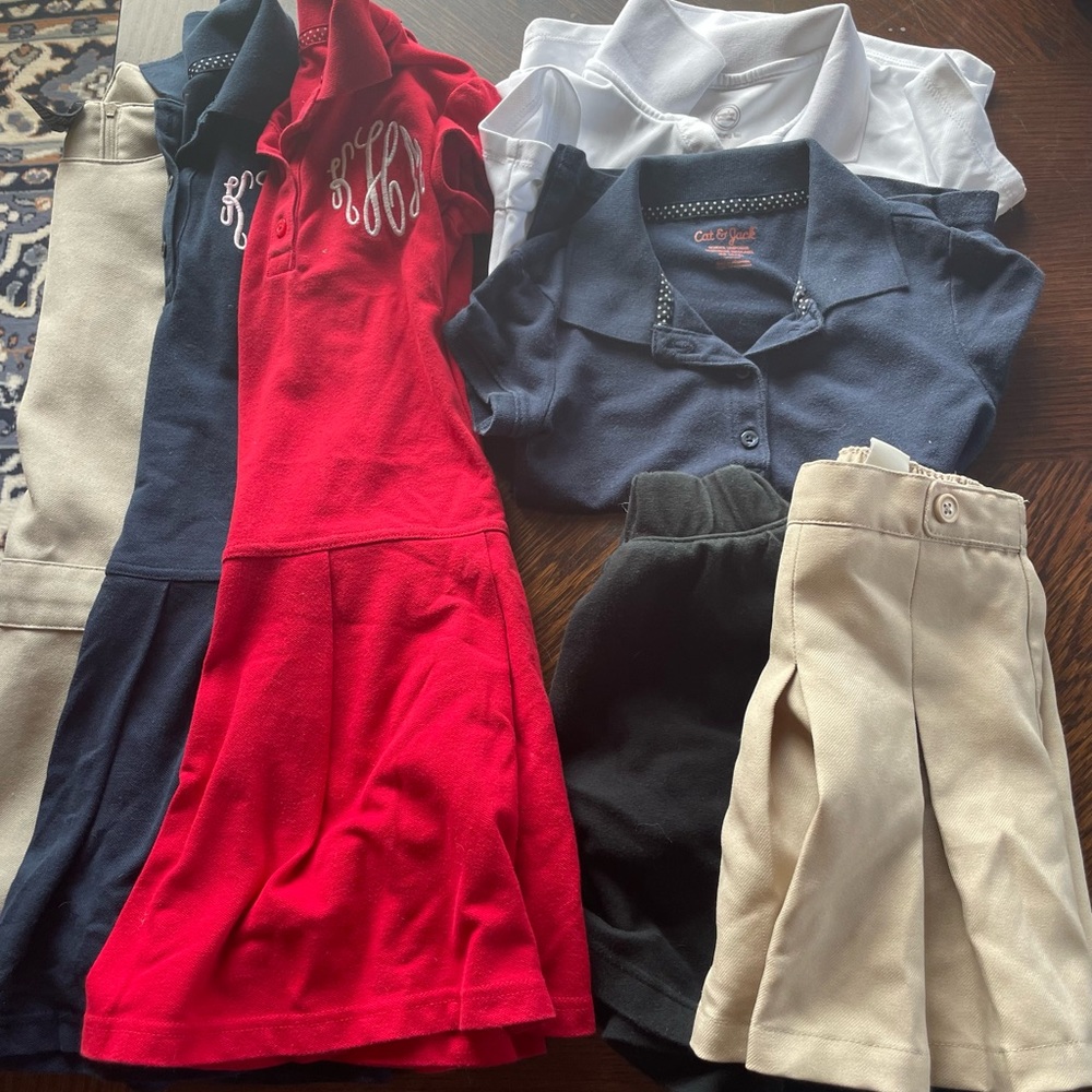 Cat & Jack size 4 / 5 Uniform Bundle